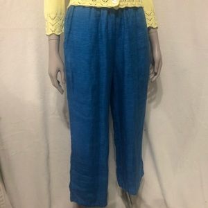 Floods-flax cropped pants